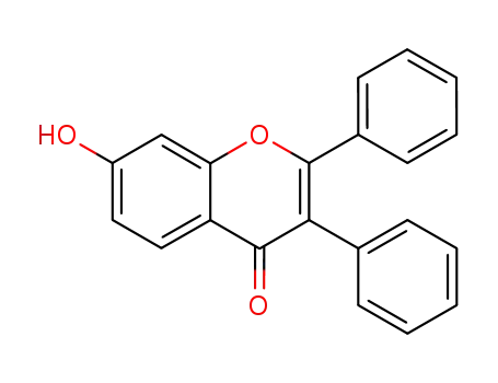 4H-1-Benzopyran-4-one, 7-hydroxy-2,3-diphenyl-