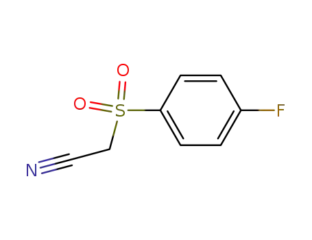 Molecular Structure of 32083-66-2 ((4-FLUOROBENZENESULFONYL)ACETONITRILE)