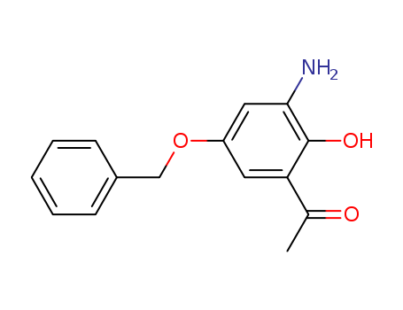 1-(3-amino-5-benzyloxy-2-hydroxy-phenyl)-ethanone