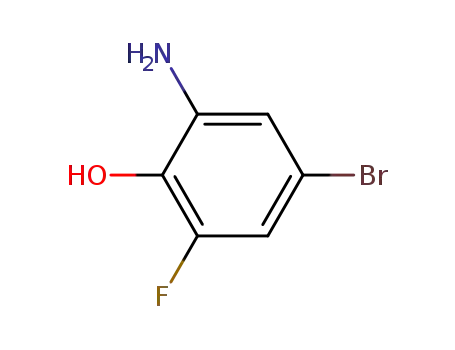 Molecular Structure of 182499-89-4 (2-AMINO-4-BROMO-6-FLUOROPHENOL)