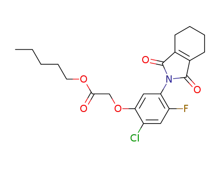 Molecular Structure of 87546-18-7 (Flumiclorac-pentyl)