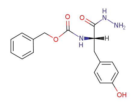 2-(Benzyloxycarbonylamino)-3-(4-hydroxyphenyl)propionic acid hydrazide