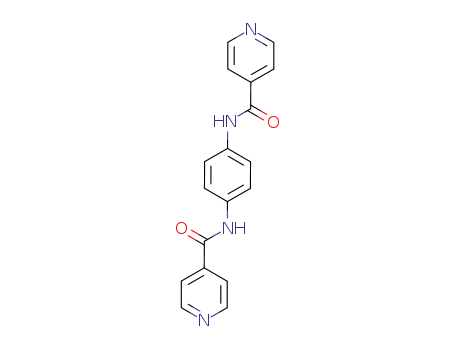 Molecular Structure of 55119-42-1 (N-[4-(pyridine-4-carbonylamino)phenyl]pyridine-4-carboxamide)