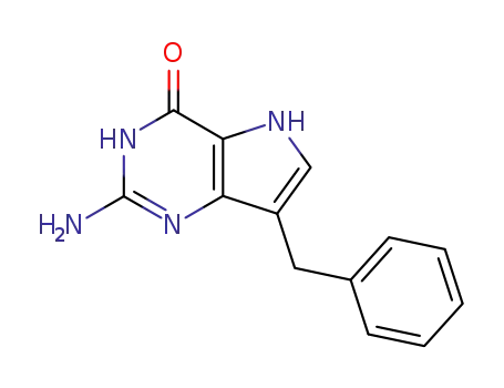 4H-Pyrrolo[3,2-d]pyrimidin-4-one,
2-amino-1,5-dihydro-7-(phenylmethyl)-