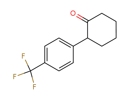 Molecular Structure of 52776-13-3 (Cyclohexanone, 2-[4-(trifluoromethyl)phenyl]-)