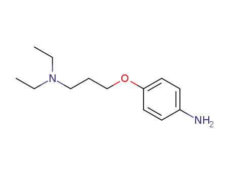 Molecular Structure of 23043-08-5 (N-[3-(4-AMINOPHENOXY)PROPYL]-N,N-DIETHYLAMINE)