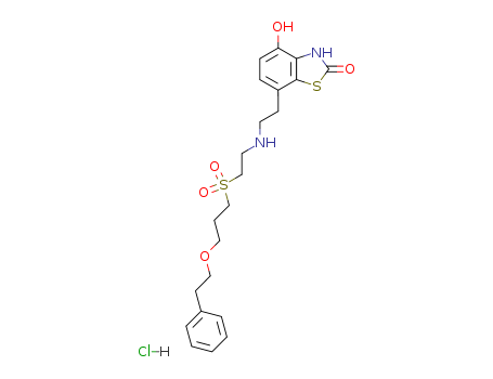 4-hydroxy-7-[2-[2-(3-phenethyloxypropylsulfonyl)ethylamino]ethyl]-3H-benzothiazol-2-one hydrochloride