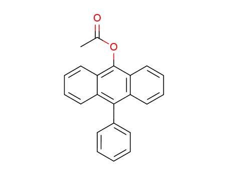 Molecular Structure of 17803-81-5 (9-Anthracenol, 10-phenyl-, acetate)