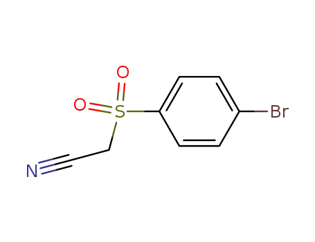 Molecular Structure of 126891-45-0 (4-BROMOBENZENESULPHONYLACETONITRILE)