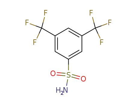 Molecular Structure of 39213-22-4 (3,5-BIS(TRIFLUOROMETHYL)BENZENESULFONAMIDE)