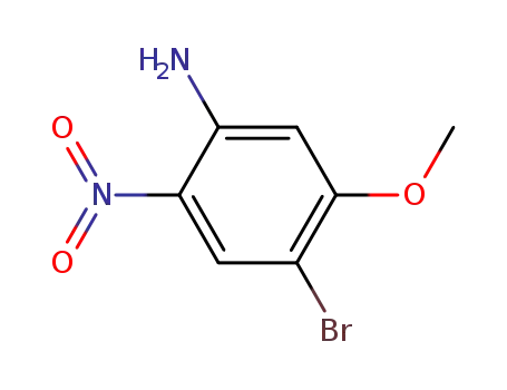 Molecular Structure of 173312-36-2 (4-Bromo-5-methoxy-2-nitroaniline)