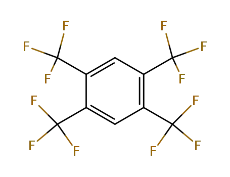Molecular Structure of 320-23-0 (1,2,4,5-TETRAKIS(TRIFLUOROMETHYL)BENZENE)