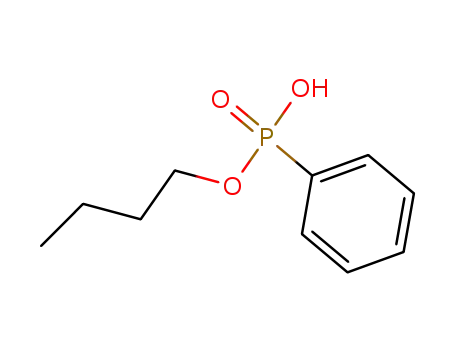 Molecular Structure of 4098-90-2 (Phosphonic acid, phenyl-, monobutyl ester)