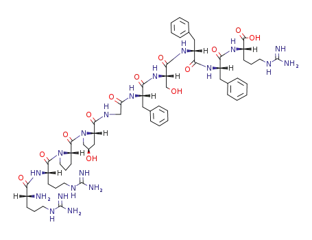Molecular Structure of 109333-26-8 ((D-ARG0,HYP3,D-PHE7)-BRADYKININ)