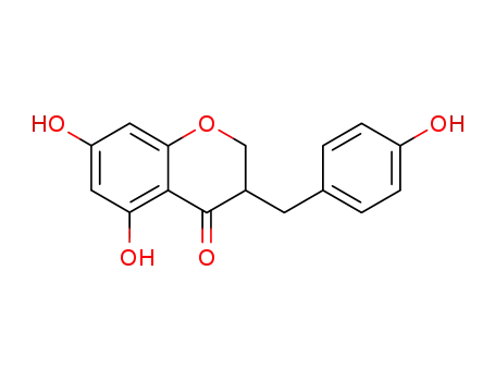 (-)-5,7-Dihydroxy-3-(4-hydroxybenzyl)-4-chromanone