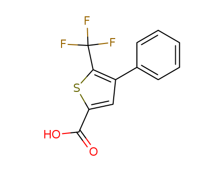 2-Thiophenecarboxylicacid, 4-phenyl-5-(trifluoromethyl)-