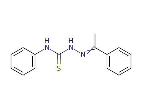 Hydrazinecarbothioamide, N-phenyl-2-(1-phenylethylidene)-