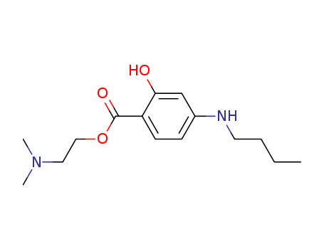 Benzoic acid,4-(butylamino)-2-hydroxy-, 2-(dimethylamino)ethyl ester