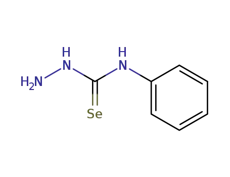 Molecular Structure of 14223-50-8 (N-phenylhydrazinecarboselenoamide)