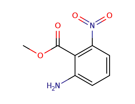 Molecular Structure of 57113-89-0 (Methyl 2-Amino-6-nitrobenzoate)