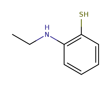 Molecular Structure of 1074-18-6 (Benzenethiol, 2-(ethylamino)-)