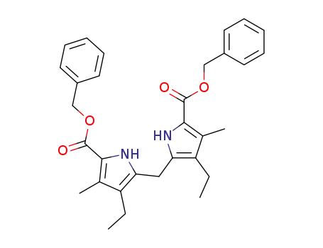 1H-Pyrrole-2-carboxylic acid, 5,5'-methylenebis[4-ethyl-3-methyl-,
bis(phenylmethyl) ester