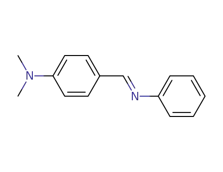 Molecular Structure of 1613-99-6 (Benzenamine, N,N-dimethyl-4-[(E)-(phenylimino)methyl]-)