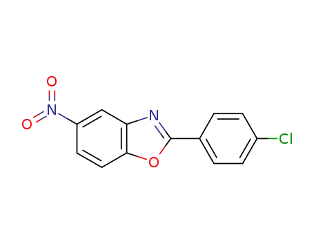 Molecular Structure of 962-25-4 (2-(4-Chlorophenyl)-5-nitrobenzoxazole)