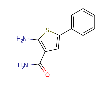 2-Amino-5-phenylthiophene-3-carboxamide 4815-35-4