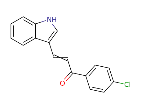 2-Propen-1-one, 1-(4-chlorophenyl)-3-(1H-indol-3-yl)-