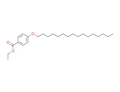 Molecular Structure of 62443-20-3 (Benzoic acid, 4-(hexadecyloxy)-, ethyl ester)
