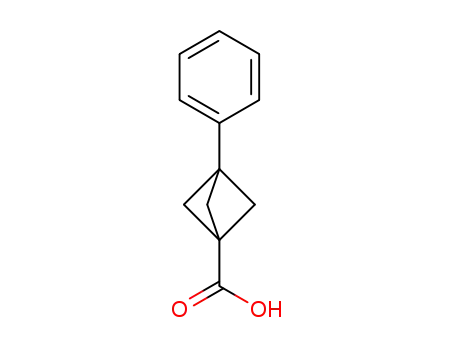 Molecular Structure of 83249-04-1 (3-phenylbicyclo[1.1.1]pentane-1-carboxylic acid)