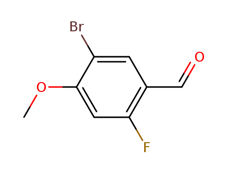 Benzaldehyde, 5-bromo-2-fluoro-4-methoxy-