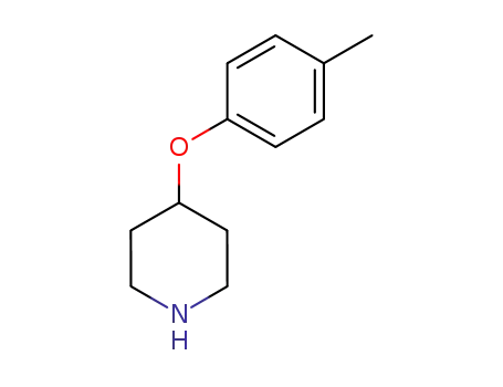 Molecular Structure of 63843-49-2 (4-(4-METHYLPHENOXY)PIPERIDINE HYDROCHLORIDE)