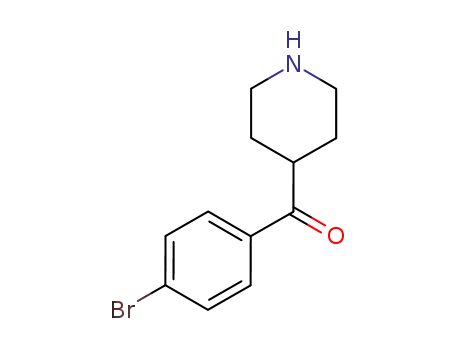 Molecular Structure of 746550-66-3 ((4-bromophenyl)(piperidin-4-yl)methanone)