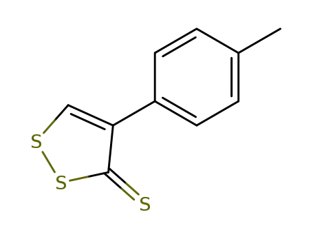 Molecular Structure of 3467-29-6 (4-(4-methylphenyl)dithiole-3-thione)