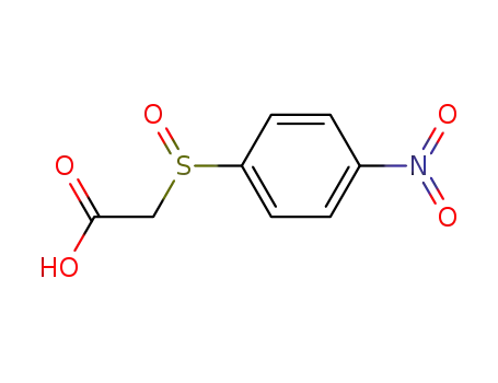 Acetic acid, [(4-nitrophenyl)sulfinyl]-