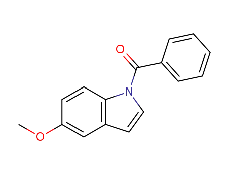 Molecular Structure of 21859-82-5 (1-benzoyl-5-methoxy-1H-indole)