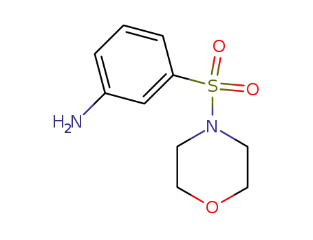 Molecular Structure of 22184-97-0 (3-(MORPHOLINOSULFONYL)ANILINE)