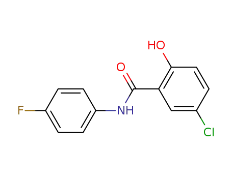 5-chloro-N-(4-fluorophenyl)-2-hydroxybenzamide