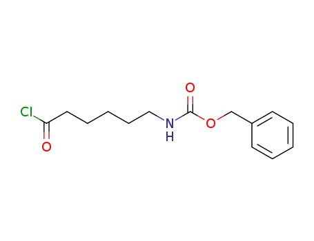 Molecular Structure of 4644-75-1 (Carbamic acid, (6-chloro-6-oxohexyl)-, phenylmethyl ester)