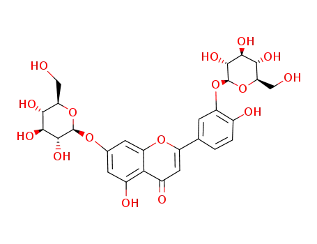Molecular Structure of 52187-80-1 (LUTEOLIN-3',7-DI-O-GLUCOSIDE)