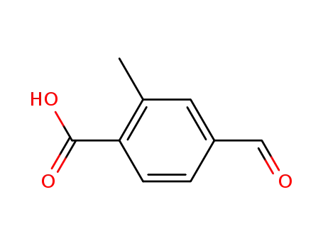 Molecular Structure of 503470-23-3 (4-forMyl-2-Methylbenzoic acid)