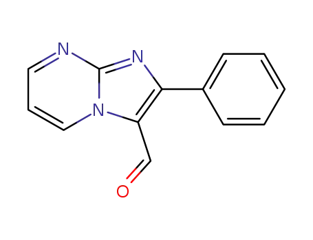 Molecular Structure of 74944-29-9 (2-PHENYL-IMIDAZO[1,2-A]PYRIMIDINE-3-CARBALDEHYDE)