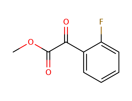 Molecular Structure of 132115-73-2 (methyl 2-fluoro-α-oxo-benzeneacetate)