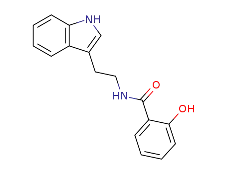 Molecular Structure of 31384-98-2 (N-SALICYLOYLTRYPTAMINE)