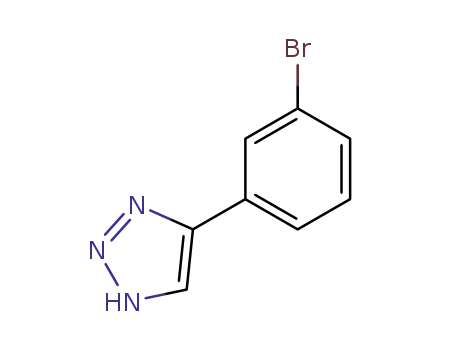Molecular Structure of 35225-02-6 (1H-1,2,3-Triazole, 4-(3-bromophenyl)-)