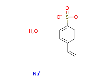 Molecular Structure of 304675-74-9 (4-STYRENESULFONIC ACID, SODIUM SALT HYDRATE)