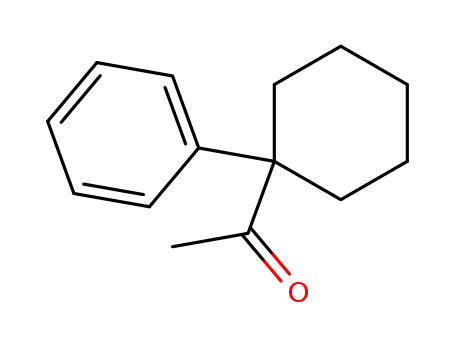 Molecular Structure of 3183-57-1 (Ethanone, 1-(1-phenylcyclohexyl)-)