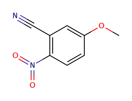 Molecular Structure of 38469-84-0 (5-METHOXY-2-NITROBENZONITRILE)